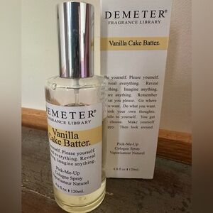 Vanilla Cake Batter Demeter Fragrance Library perfume cologne glass spray bottle
